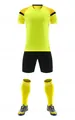 Ensemble de football professionnel jaune fluorescent respirant avec short, chaussettes et crampons - 3XS / Haut Et Bas / Jaune