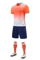 Set completo di maglia sportiva arancione sfumata per allenamento professionale - Arancione Fluorescente