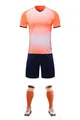 Orange gradient variant of soccer training set including jersey and shorts - Fluorescent Orange