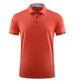 Bright orange quick-dry nylon polo shirt for golf and athletic sports - S / Tops / Orange