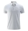 Polo de sport blanc à manches courtes en maille de polyester cationique respirante - EU 2XS / Hauts / Blanc Pur