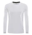 Camiseta deportiva profesional blanca de manga larga, secado rápido para maratón y running - S / Tops / Blanco