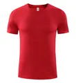 T-shirt de sport rouge respirant à séchage rapide avec col rond pour la course à pied - S / Hauts / Rouge