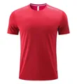 T-shirt de sport rouge à séchage rapide et respirant pour la course et l'entraînement - Rouge Classique
