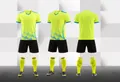 Bright yellow professional soccer jersey set for adults and children training and matches - Yellow