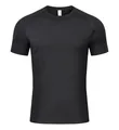 Camiseta deportiva negra de secado rápido ideal para correr y entrenamiento físico intenso - S / Tops / Negro