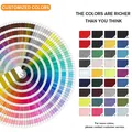 Comprehensive sublimation color chart for custom retro football jersey design. - XXS / Top And Bottom / Style 1