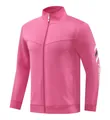 Detailansicht des rosa Sportjackenärmels mit Passion-Schriftzug und Reißverschluss - 3XS / Oberteil Und Unterteil / Fuchsia