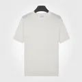 Men's summer breathable ice silk white waffle knit short sleeve round neck t-shirt - M / Tops / White