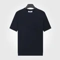 Men's ice silk cooling crew neck short sleeve waffle knit t-shirt in royal blue - M / Tops / Sapphire Blue