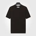 T-shirt respirant en maille à manches courtes en soie glacée pour hommes café. - M / Hauts / Café