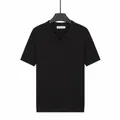 Polo en maille pour hommes avec col en V en tissu respirant couleur café - M / Hauts / Café