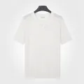 White men's ice silk knitted polo shirt with short sleeves and half-button collar - M / Tops / White