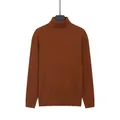 Hoogwaardige heren coltrui in een warme karamelbruine kleur voor de koude winter - M / Tops / Karamel (2003)