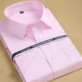 Professionelles hellrosa Köperhemd mit kurzen Ärmeln für Business-Workwear und das Büro - 37 / Oberteile / Rosa Köper (DX8868-6)