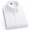 Chemise habillée blanche pour homme en mélange de 45% coton et 55% de polyester durable - 38 / Hauts / Blanc