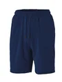 Short décontracté pour homme avec cordon de serrage en bleu marine et texture. - S / Bas / Bleu marine