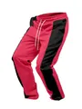 Men's red and black patchwork sports joggers with drawstring waist and quick-dry fabric - S / Bottoms / Burgundy