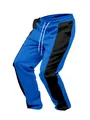 Blau-schwarze Herren-Jogginghose mit Kordelzug und sportlichem Block-Design-Effekt - Dunkelblau