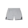 Professional grey men's lightweight sports shorts for running and fitness training - S / Bottoms / Gray