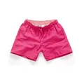 Short de plage séchage rapide pour homme en magenta avec taille élastique et cordon de serrage - Rose rouge