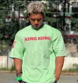 Camiseta de fitness verde menta oversize con estampado de King Kong - M / Tops / Verde Hierba