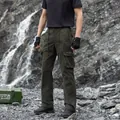 Durable loose-fit army green tactical cargo pants for men with multiple functional pockets - 28 / Bottoms / Army Green