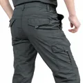 Dunkelgraue schnelltrocknende Cargo-Hose für Herren, locker sitzender Outdoor-Schnitt - M / Unterteile / Dunkelgrau