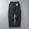 Classic black cargo pants for men featuring multi-pockets and an adjustable waist belt - 6XL / Bottoms / Black Winter Fleece-Lined