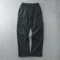 Men's outdoor hiking quick-dry cargo pants with multi-pockets and adjustable waist belt - M / Bottoms / Black