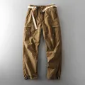 Fleece-lined waterproof tactical cargo pants in brown for men outdoor use - M (52.5-60kg) / Bottoms / Fleece Lined Style / Military Yellow
