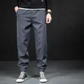 Pantalon de jogging gris décontracté pour hommes, printemps et automne, non doublé - M / Bas / Printemps/Automne Mi-épais (non doublé polaire) / Gris