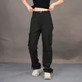 Schwarze schnelltrocknende abnehmbare Cargohose mit vielen Taschen für Outdoor-Aktivitäten - S / Unterteile / Schwarz