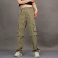 Professionelle Outdoor-Schnelltrocknungs-Hose für Damen in Olivgrün abnehmbar - S / Unterteile / Khaki
