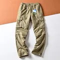 Women's khaki quick-dry hiking cargo pants with multi-pockets and functional detachable design - S / Bottoms / Khaki