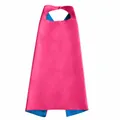 Doppellagiges pink-blaues Superhelden-Cape für Kinder zu Halloween-Cosplay-Kostümen - 70x70cm / Oberteile / Rosarot Und Blau