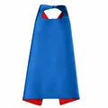 Zweiseitiger blau-roter Kinderumhang für Halloween-Cosplay und Kostümveranstaltungen - 70x70cm / Oberteile / Blau + Rot
