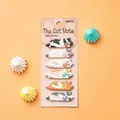 Süße Cartoon-Katzen-Index-Aufkleber, 180 Blatt für Tagebücher und Markierungen - 180 Blatt Packung / Katzenzeit