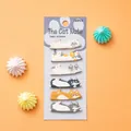 Cute cartoon cat index stickers set featuring six different colorful feline designs - 180 Sheets/Pack / Cat Revery
