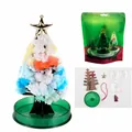 Educational magic crystal growing Christmas tree DIY toy kit with all accessories - Large Magic Sakura Tree (Blue)
