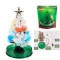 Educational magic crystal growing Christmas tree DIY toy kit with all accessories - Large Magic Sakura Tree (Blue)