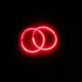 Bracelet bâton lumineux rouge vif accessoire pour fêtes festivals et événements nocturnes - Rouge