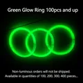 Pulsera de palo de luz verde fluorescente para fiestas festivas y eventos infantiles - Verde