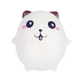 Detail showing a white PU slow rebound squishy toy in a cute cartoon cat shape - Sheep (Squishy)