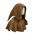 Capucha medieval clásica marrón para cosplay de Halloween y actuaciones teatrales - Talla única / Tops / Marrón