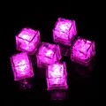 Glaçons LED rose magenta pour décoration de bar et mariage - Rose