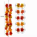 Tabella dettagliata delle taglie per vite artificiale di foglie d'acero da 100 cm - 100cm / Rosso Scuro (1m-Stile D)