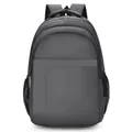 Mochila de negocios gris oscuro de gran capacidad para desplazamientos diarios - Gris