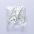 Pair of pointed elf ears for Halloween cosplay in clear plastic packaging - OPP Bag (12CM) / 12cm / White