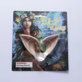 Soft latex elf ears for Halloween cosplay props in realistic skin tone finish. - Blister Card (10CM) / 10cm / Deep Skin